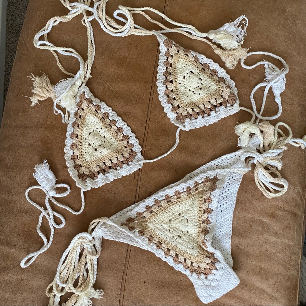 Stunning crochet Bikini set